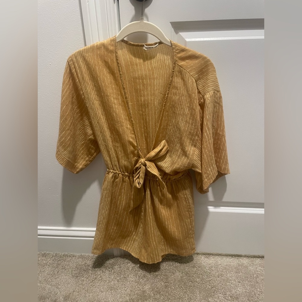 Gold romper